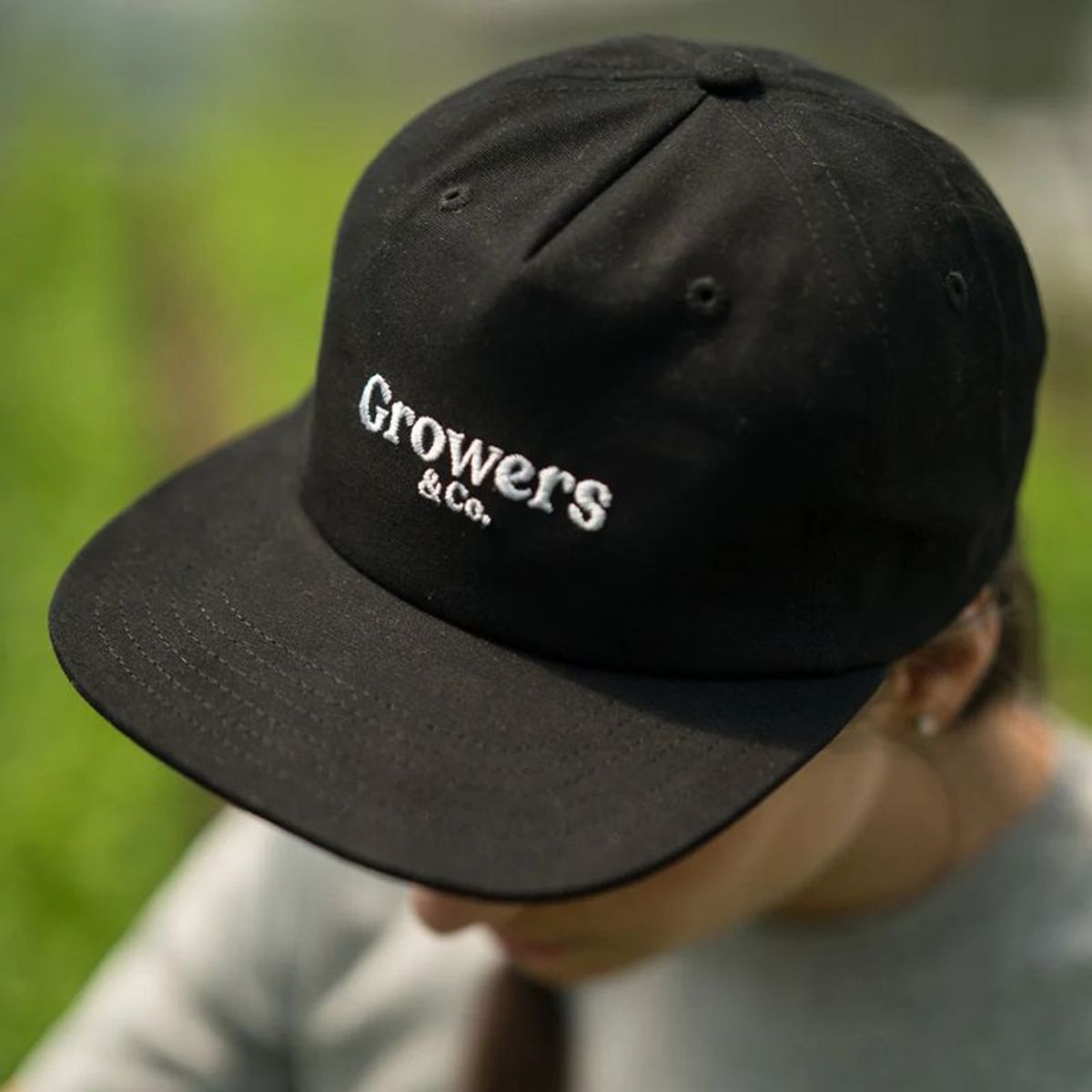 Kuroda Organic Cotton Black Baseball Cap