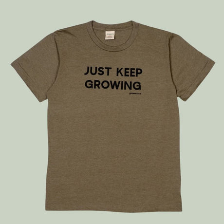 Cotton Mens Keep Growing T-Shirt