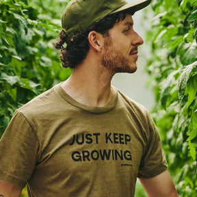 Cotton Mens Keep Growing T-Shirt