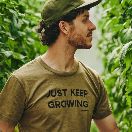 Cotton Mens Keep Growing T-Shirt